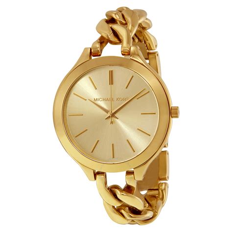 reloj michael kors mk3222|Michael Kors Slim Runway Champagne Dial Gold.